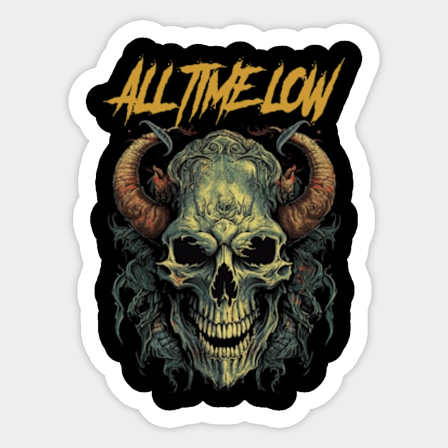 ALL TIME LOW MERCH VTG Sticker by Swank Street Styles